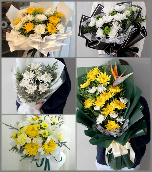 四川成都崇州市燎原乡安顺社区白事花束代送